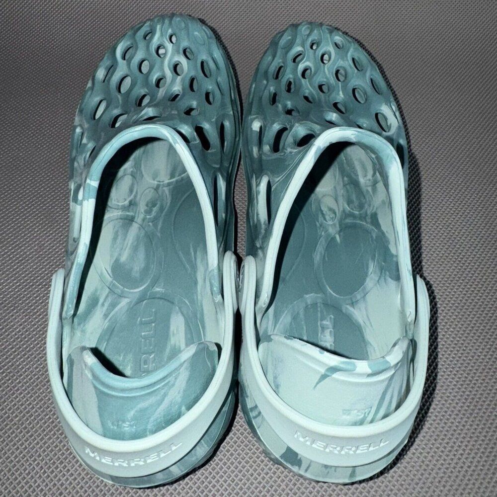 Merrell Mint Green Marbled Slip-On Sandals - Picture 6 of 8